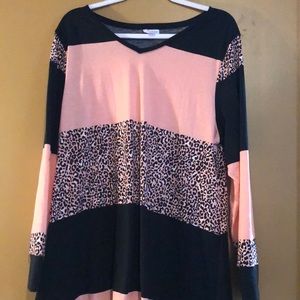 Large Animal Print LLR Tunic